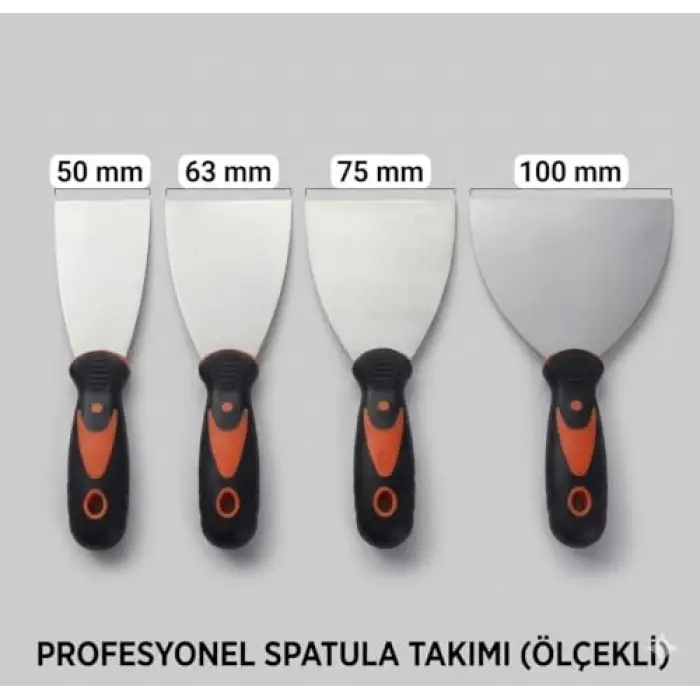 75 MM Siyah Turuncu Spatula