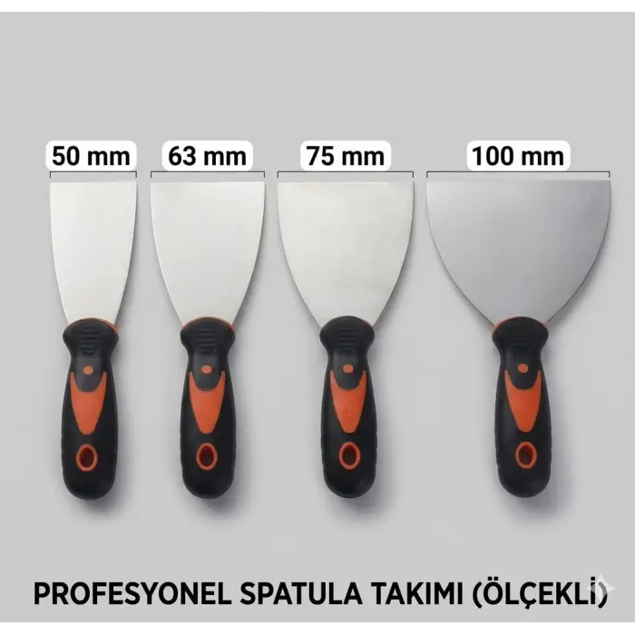 75 MM Siyah Turuncu Spatula