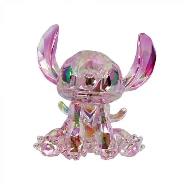 7,6 cm pembe polyresin Melek figürü