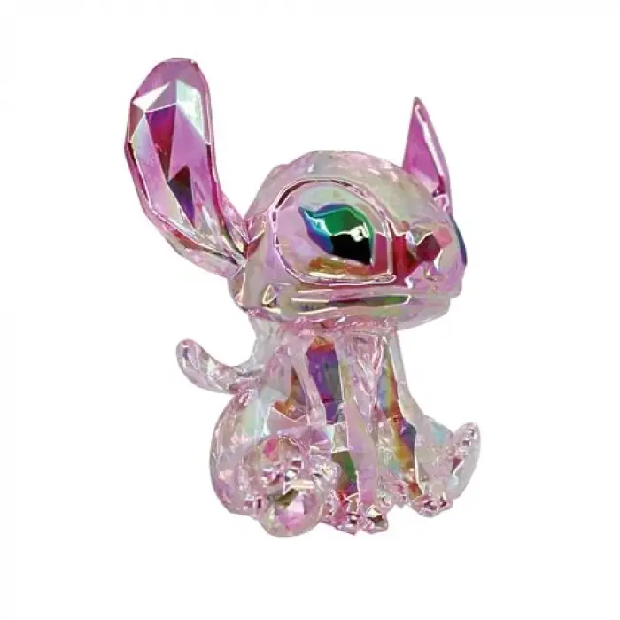 7,6 cm pembe polyresin Melek figürü