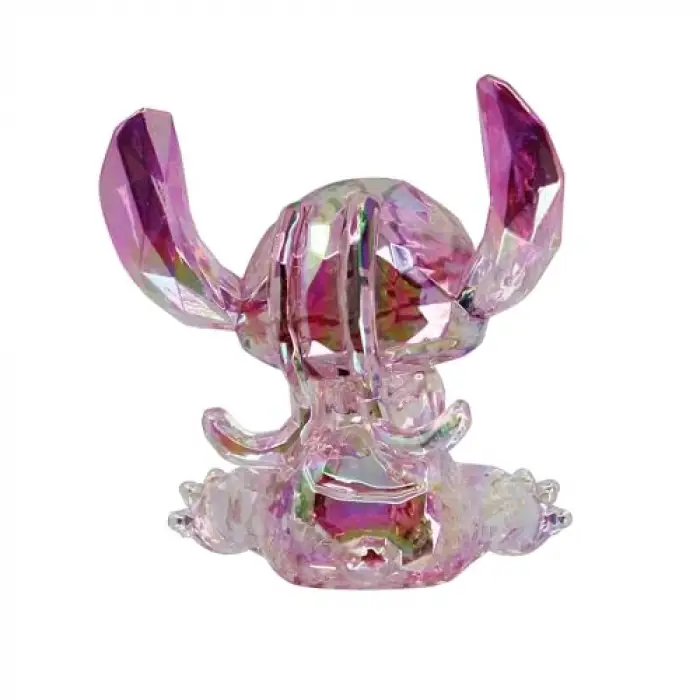 7,6 cm pembe polyresin Melek figürü