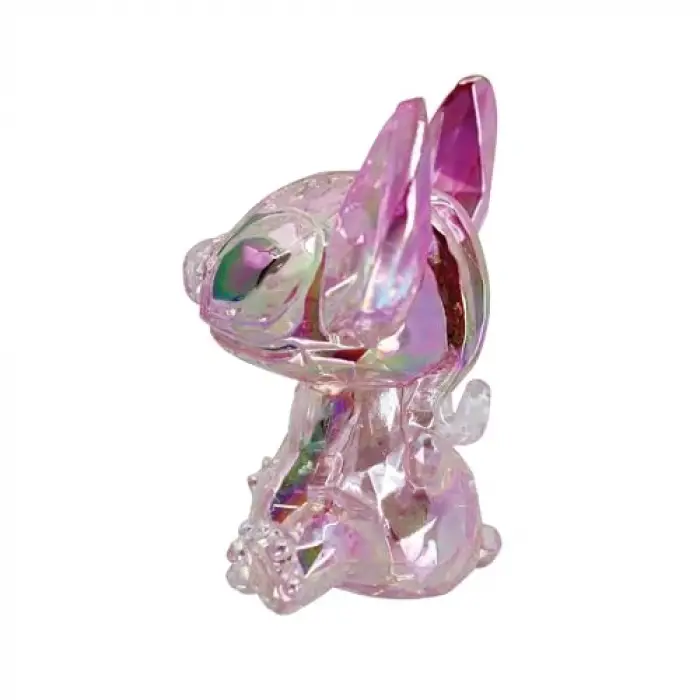 7,6 cm pembe polyresin Melek figürü