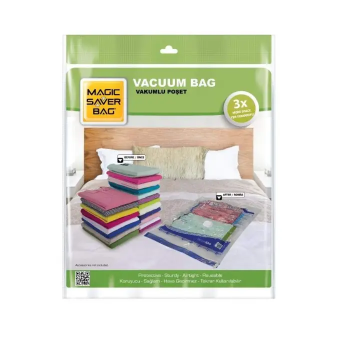 8li Evinde Yer Aç Vakumlu Poşet Seti 3