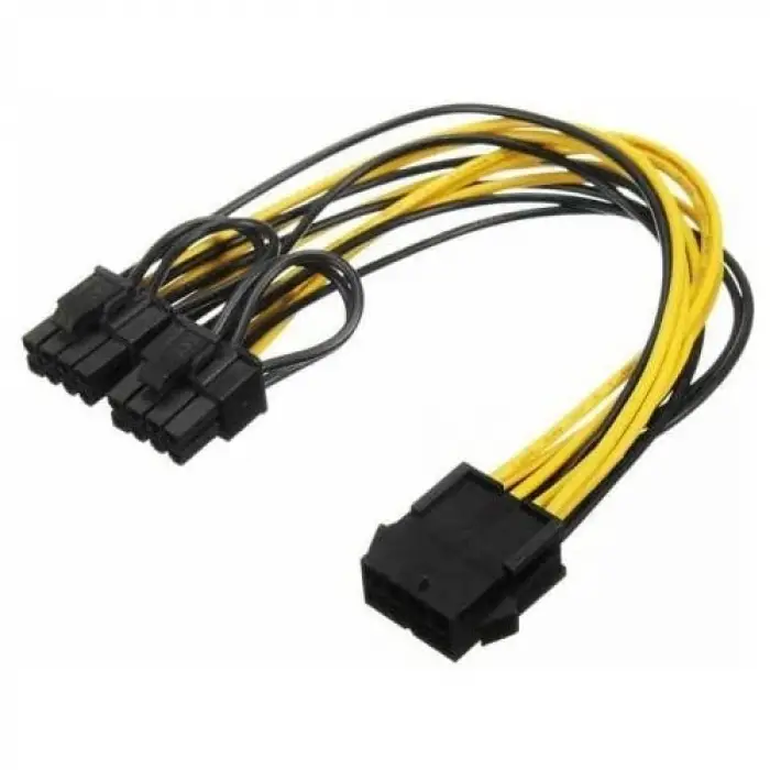 8 Pin Power Splitter Pci-E Molex 8 Pin Çift 8pin 6 + 2 Pin PCI Ex