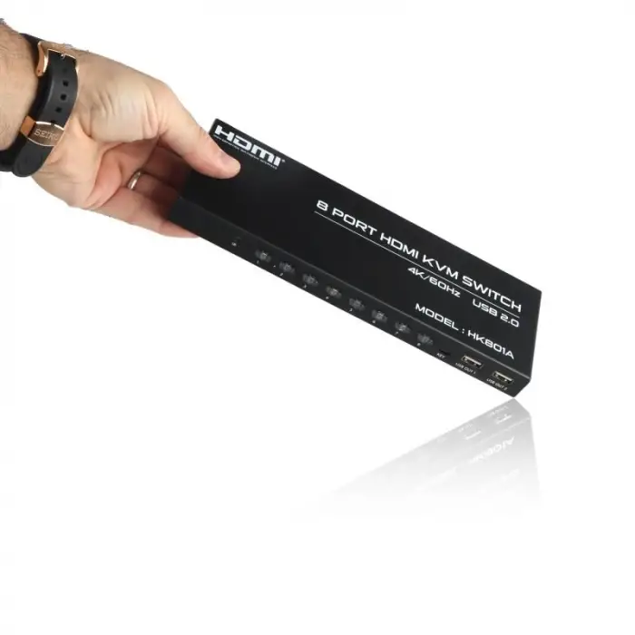 8 Port 4K 60Hz HDMI Kvm Switch DK-AC-KVMHD8X1