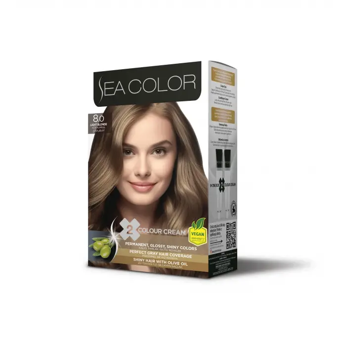 8.0 Açık Kumral Set Saç Boyası
