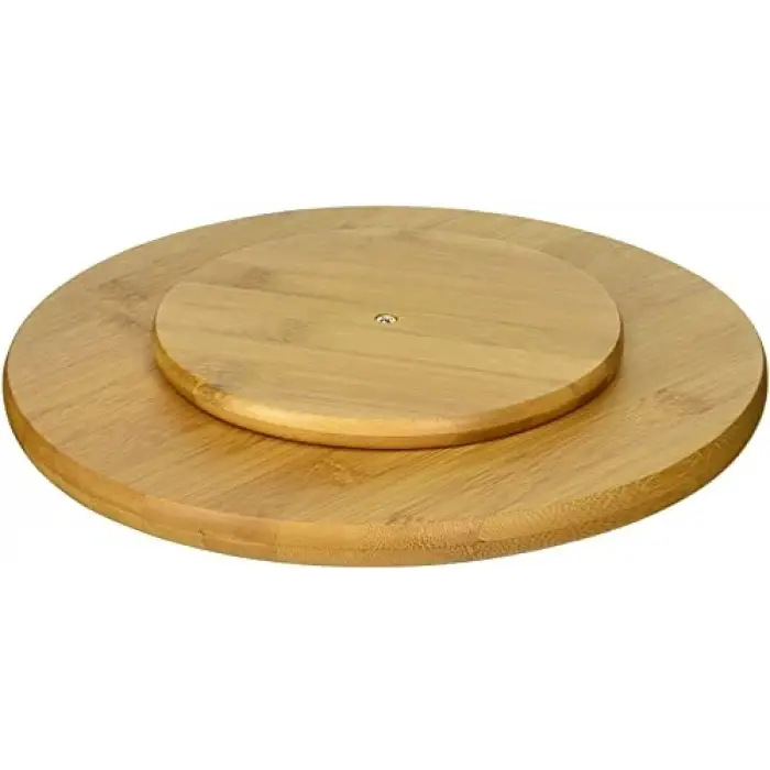 8301 Bambu Ahşap 25,4 cm Mutfak Döner Tablası
