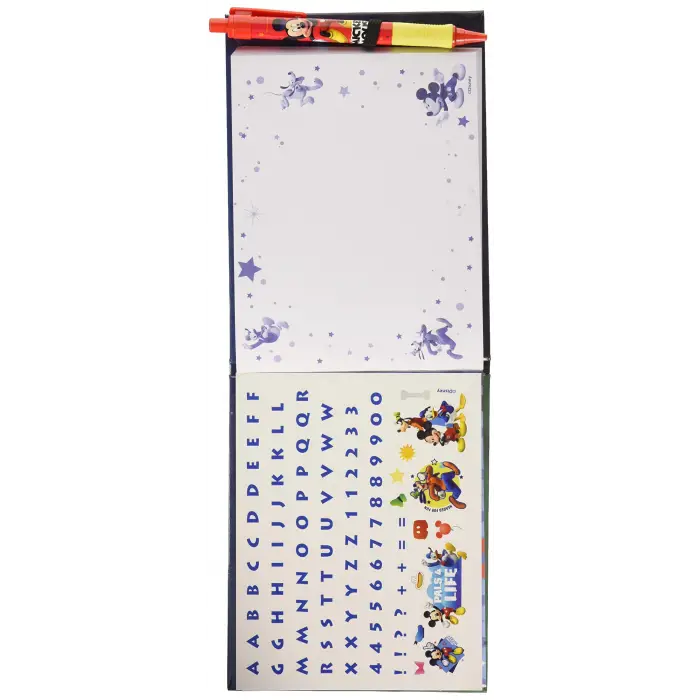 85231 Mickey ve Arkadaşları Kalemli Deluxe İmza Kitabı