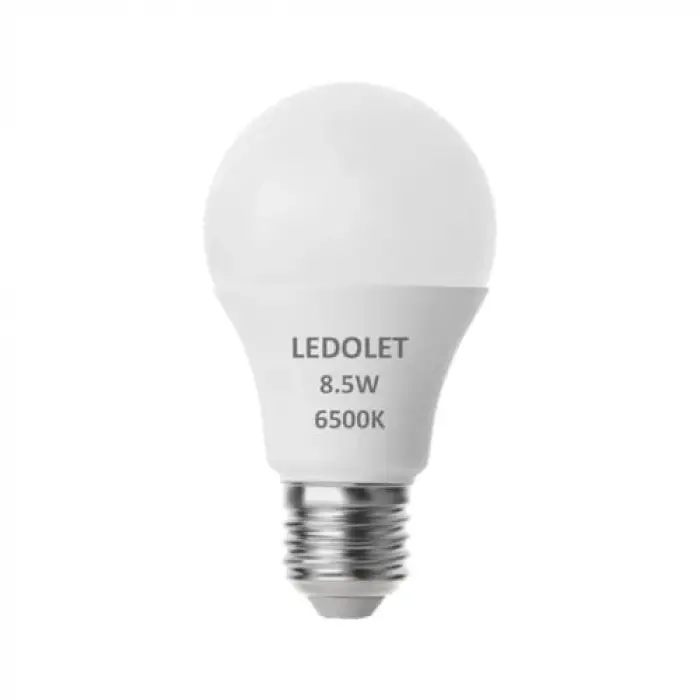 8,5W E27 Led Ampul Beyaz Işık - 6500K