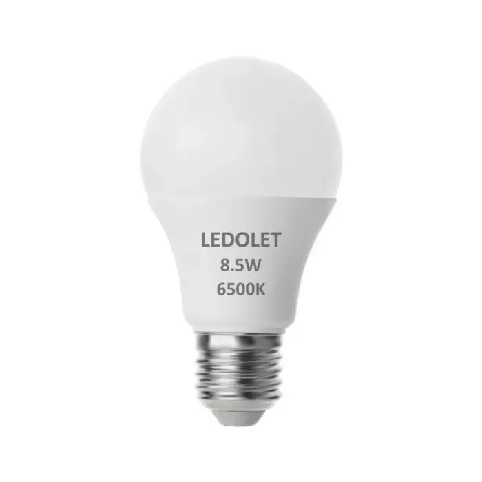 8,5W E27 Led Ampul Beyaz Işık - 6500K