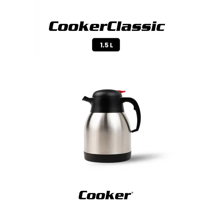 8692552754528 Paslanmaz Çelik Çift Katlı Termos, 1.5 L