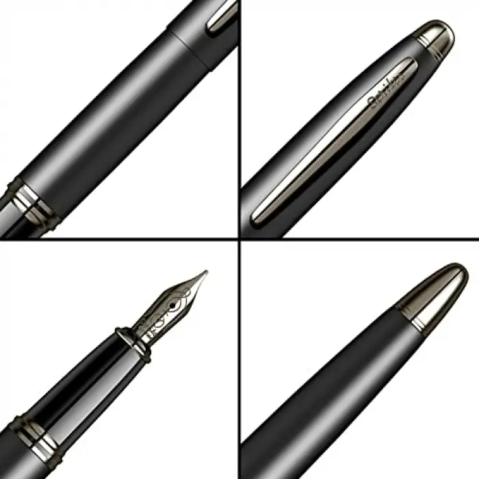 88 Dolmakalem Mat Siyah Lüks Kutuda