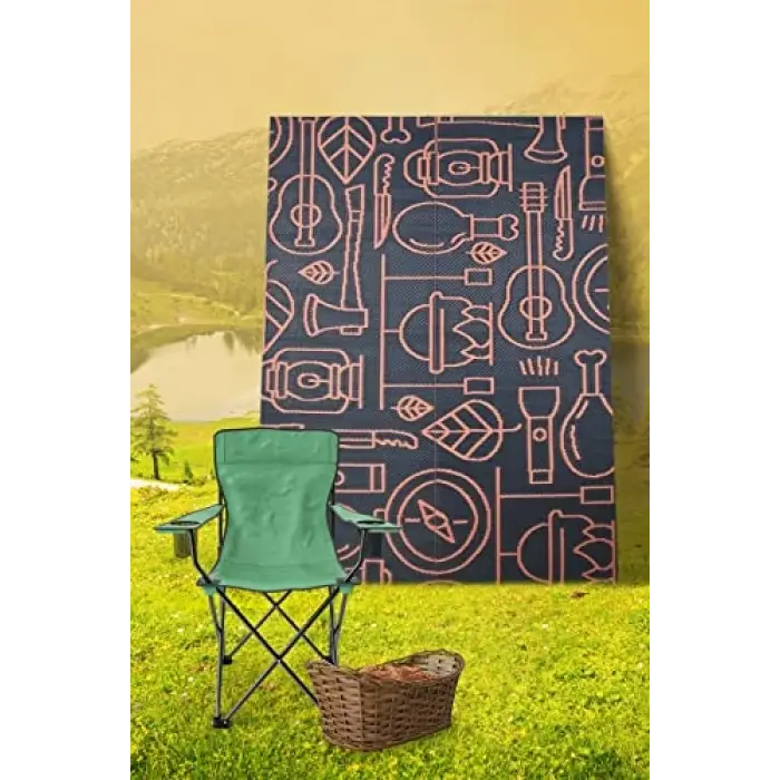 8810 Hasır Savan Halı, Plaj, Kamp, Piknik, Balkon ve Teras için