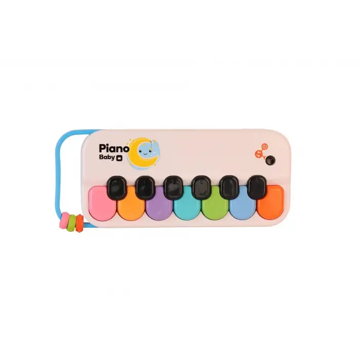 8881-1B Displayde Renkli Beyaz Piyano