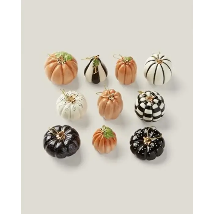 889140 Mini Balkabağı 10 Parça Süs Seti