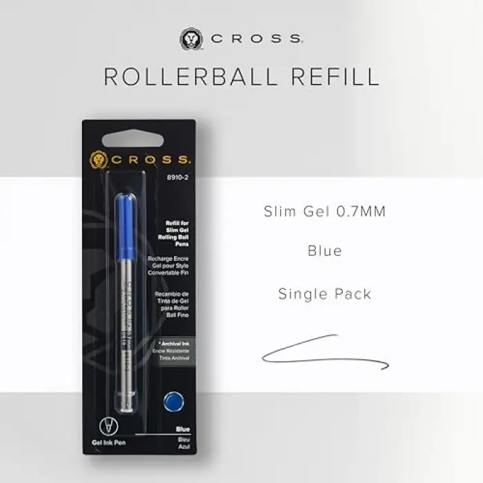 8910-2 Slim Jel Roller Refil Mavi M Uç