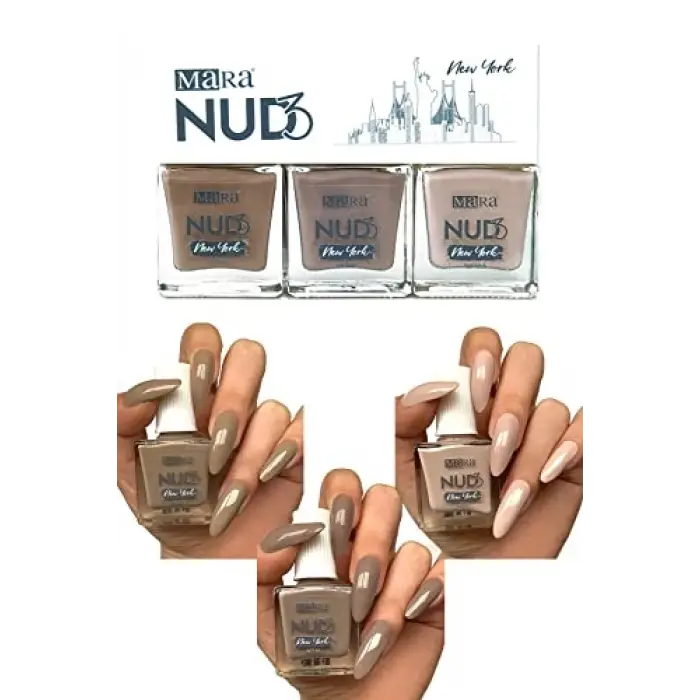 9 Adet Nude Oje Seti
