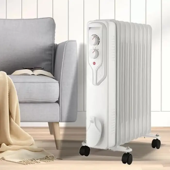 9 Dilim 2000W Yağlı Radyatör Beyaz