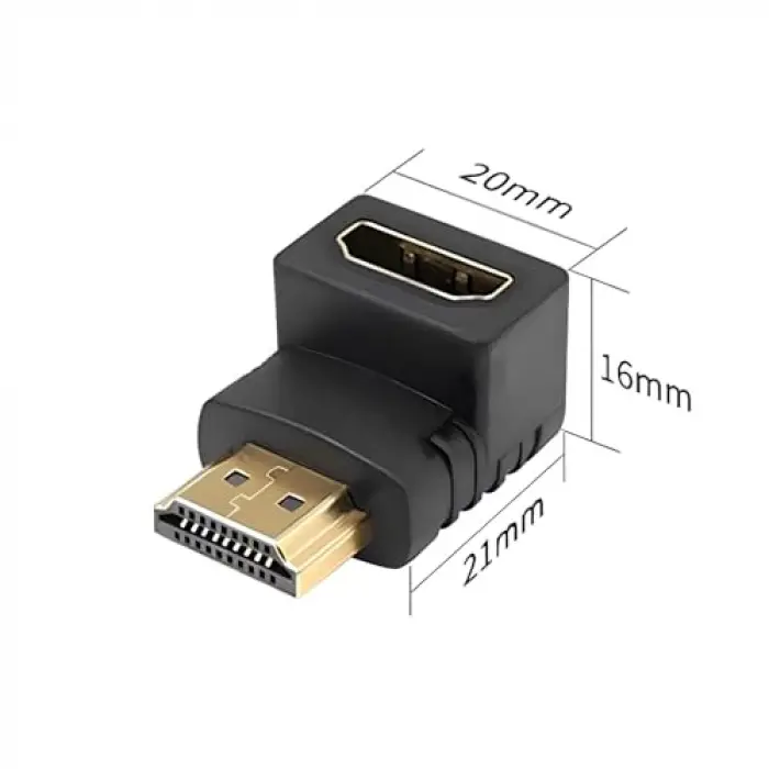 90 Derece HDMI to HDMI Dönüştürücü