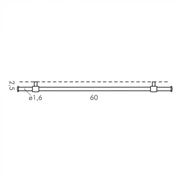 900092 Montaj Kitli Asma Çubuğu, 60 cm