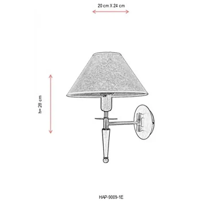 9009 Aplik, 60 w, Eskitme