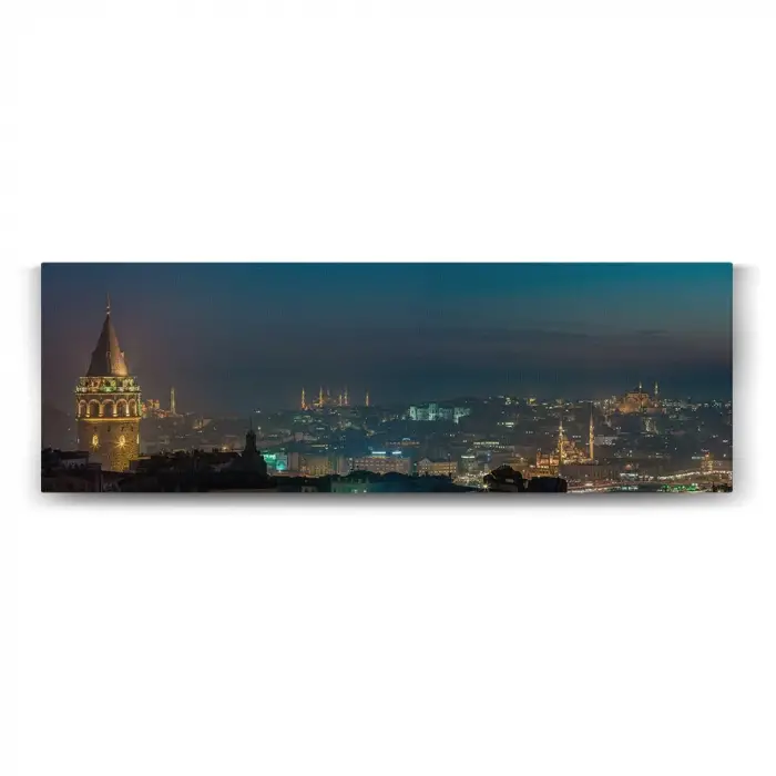 90x30 cm İstanbul Galata Kulesi Tablosu