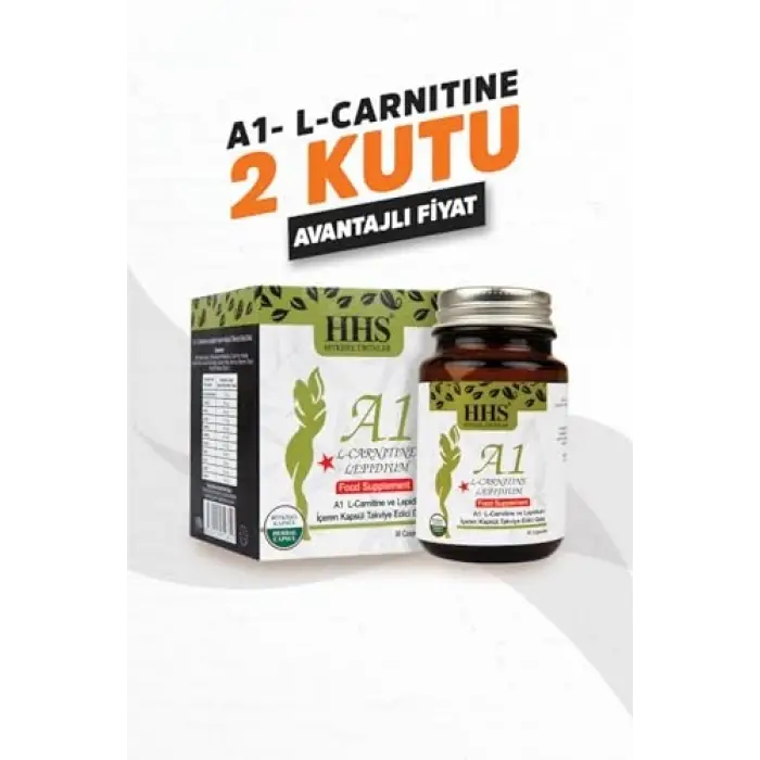 A+1 L-Carnitine Lepidium Bitkisel 30lu, 2 Adet