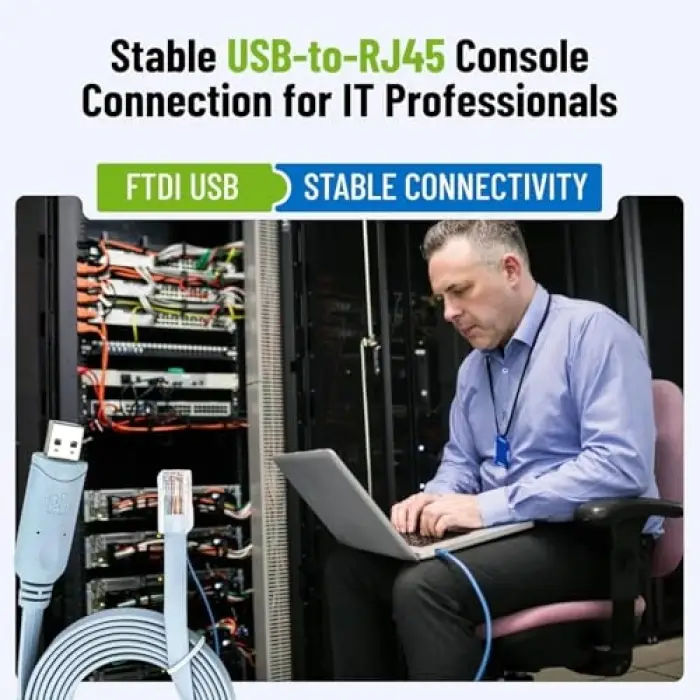 A-5238A USB Cisco Konsol RJ45 CH340 Kablosu 1.8 M