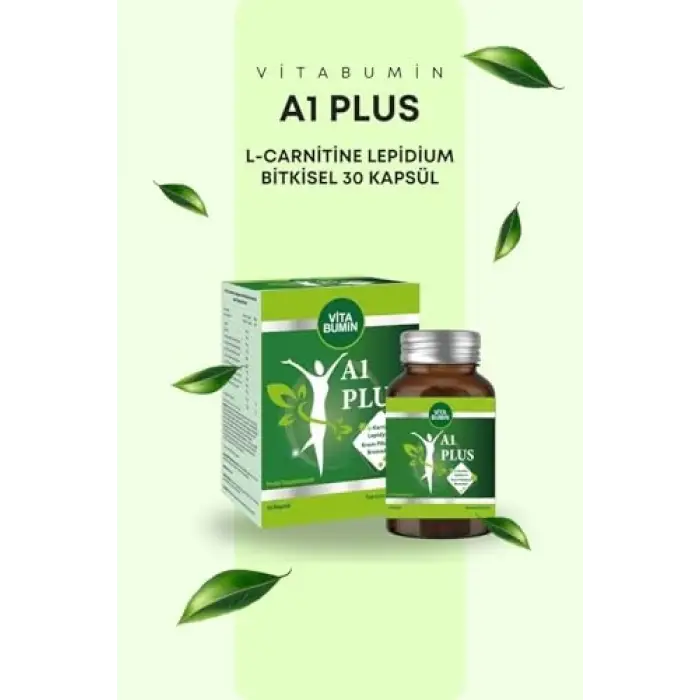A1 plus L-carnitine Lepidium, Bitkisel 30 Kapsül