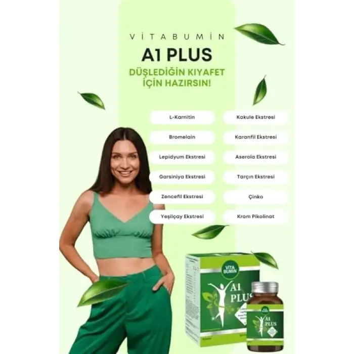 A1 plus L-carnitine Lepidium, Bitkisel 30 Kapsül