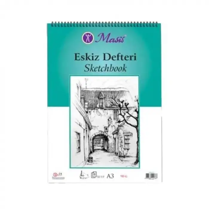 A3 Eskiz Defteri, 90 g, 50 Yaprak