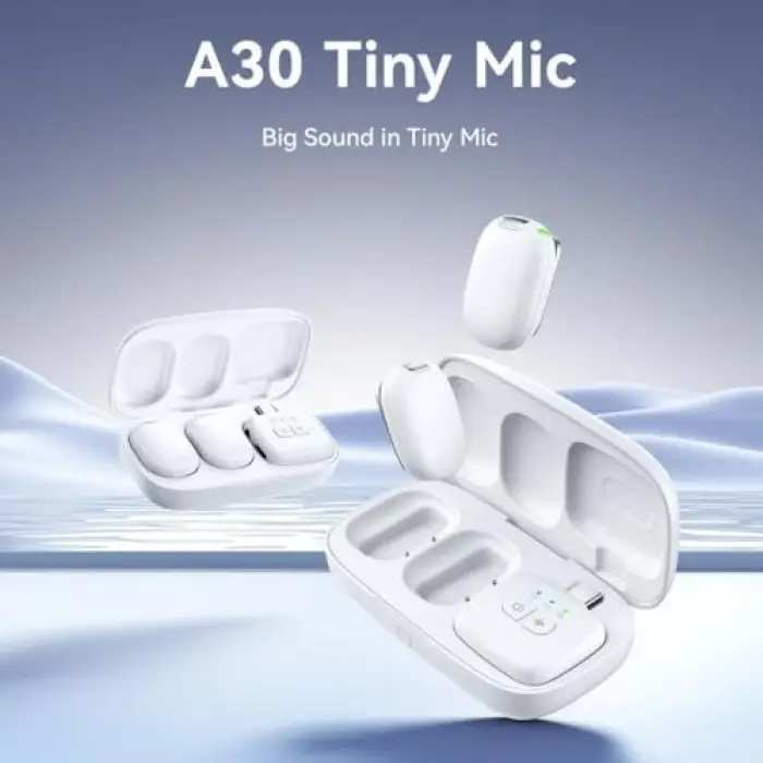 A30 Tiny 2 Kişilik Mikrofon Seti - Beyaz
