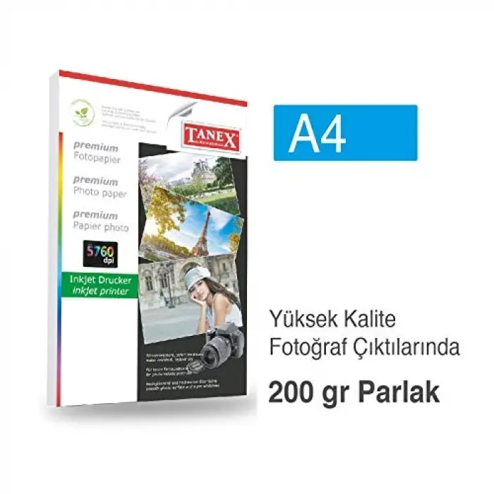 A4 200 gr. FOTOĞRAF KAĞIDI 25 Lİ