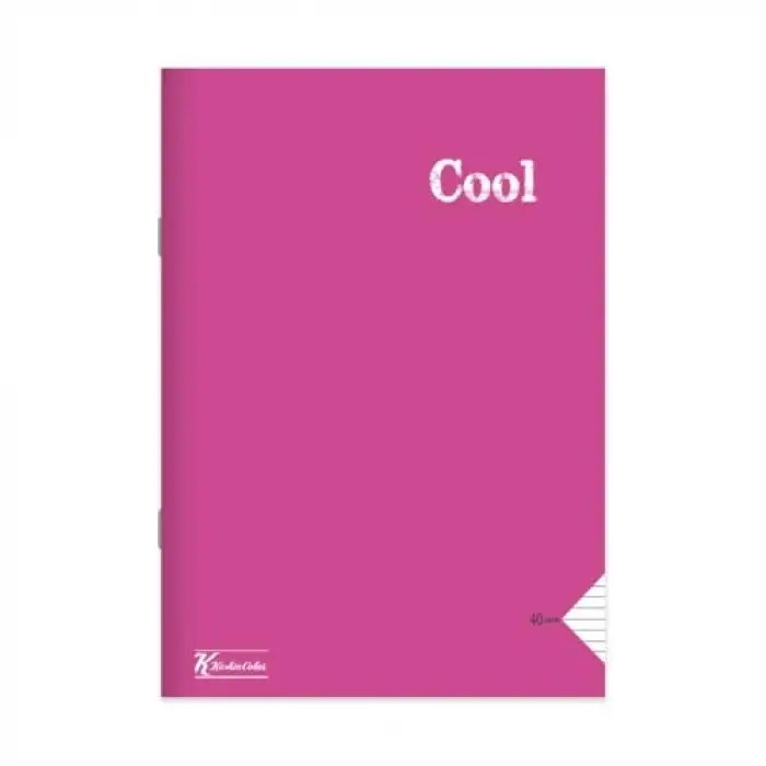 A4 60Yp.Kareli PP Kapak Dikişli Cool Defter