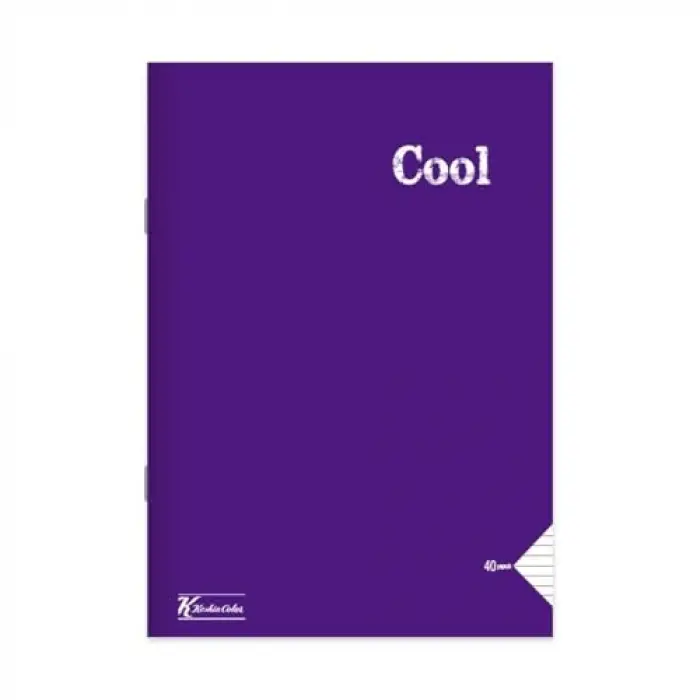 A4 60Yp.Kareli PP Kapak Dikişli Cool Defter