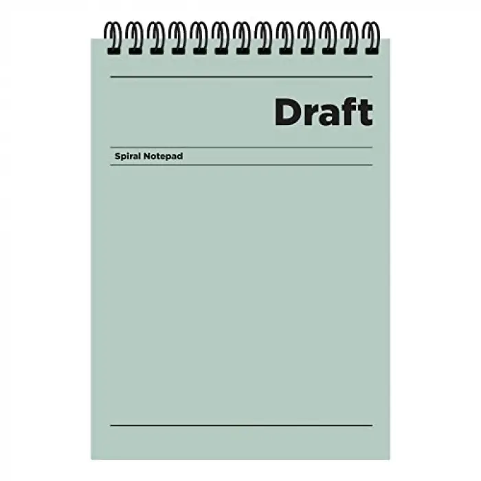 A4 Çizgili Bloknot Draft, Yeşil
