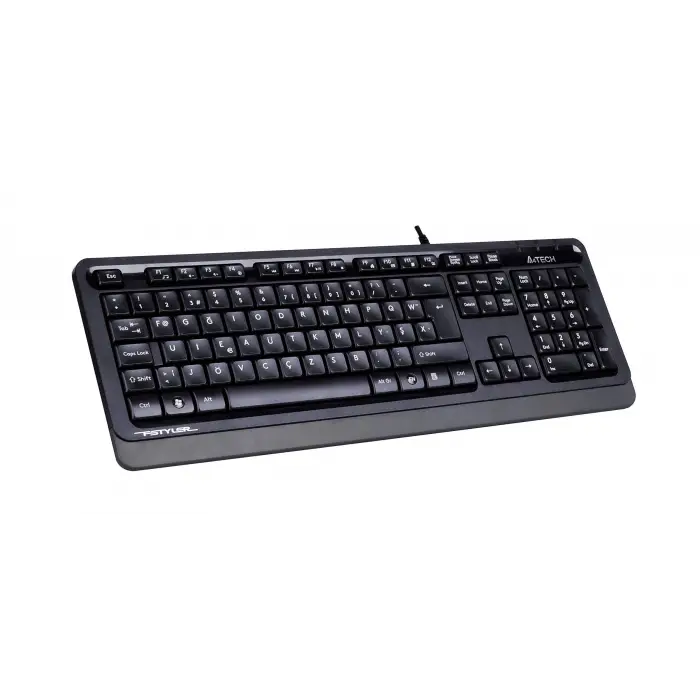 A4 Tech FK10 F USB Türkçe FN-Multimedya Siyah/Gri Klavye