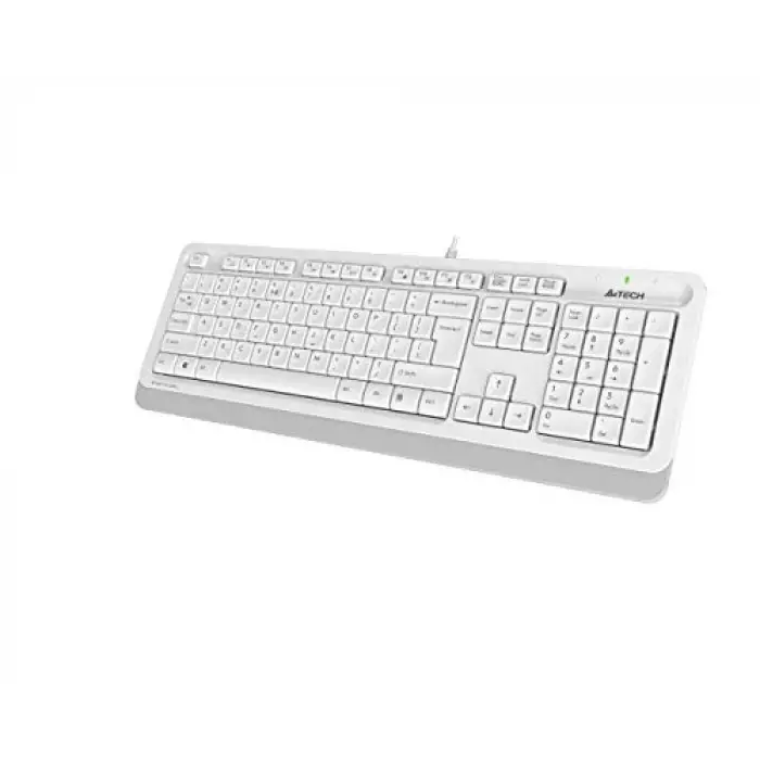 A4 TECH FK10 Q USB Türkçe FN-Multimedya Klavye, Beyaz