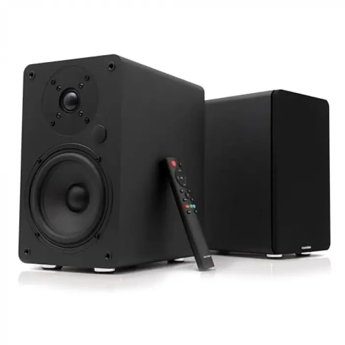 A5 Arc Siyah Aktif Hoparlör; HDMI Arc, Rca, Bluetooth, Optik, USB, Sub Out