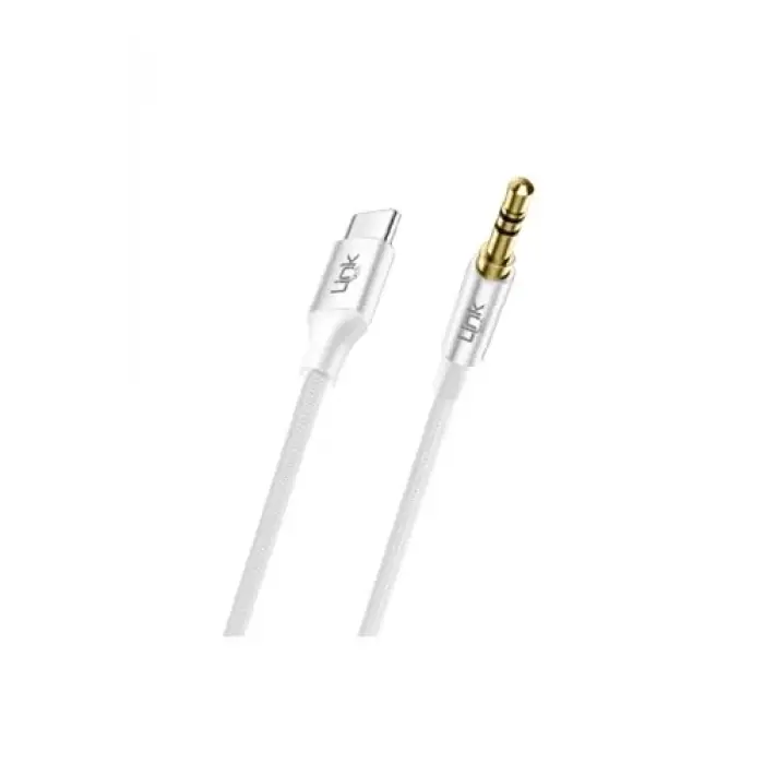 A586 Type-C - 3.5 Mm Aux Kablo 1Mt Beyaz