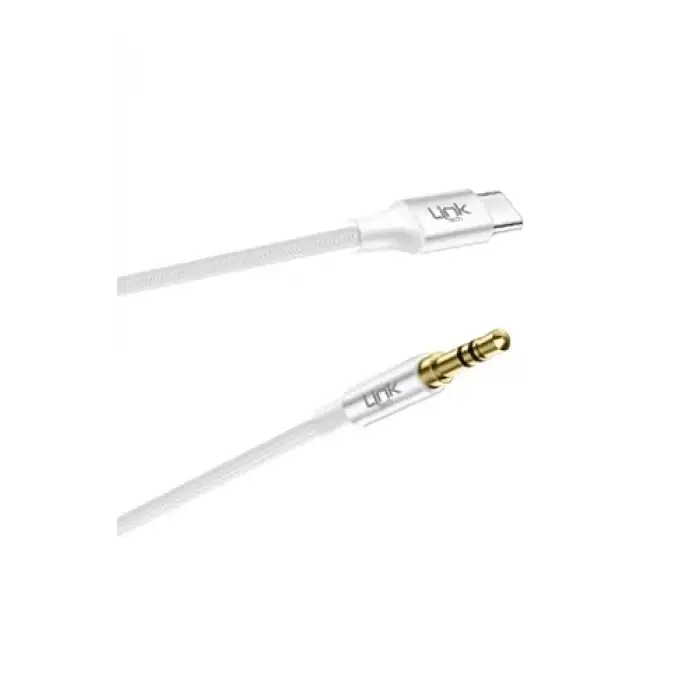 A586 Type-C - 3.5 Mm Aux Kablo 1Mt Beyaz