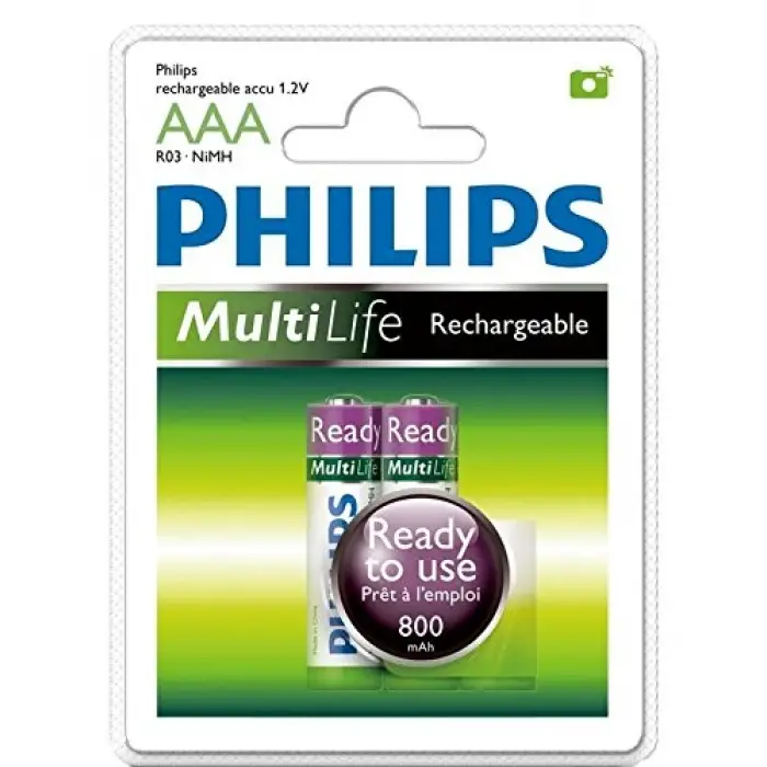 Aaa Şarjlı Pil, 2li R03B2RTU8/10 Rtu