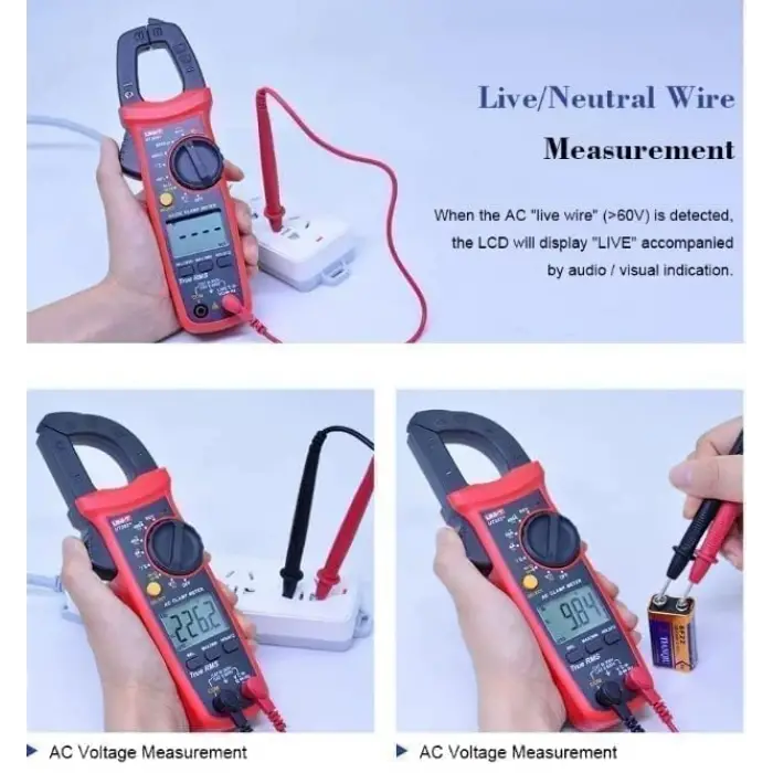 + AC Pens UT201 Ampermetre