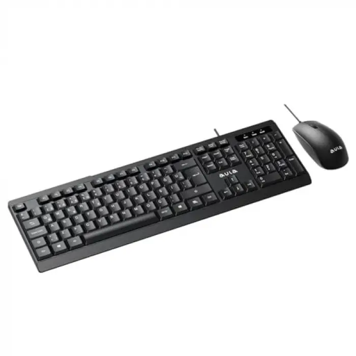 AC101 Kablolu Türkçe Q Klavye ve 1200 Dpı Optik Mouse Seti