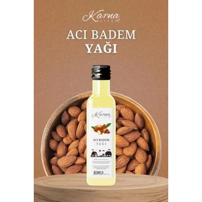 Acı Badem Yağı 250 ml Saf ve Doğal