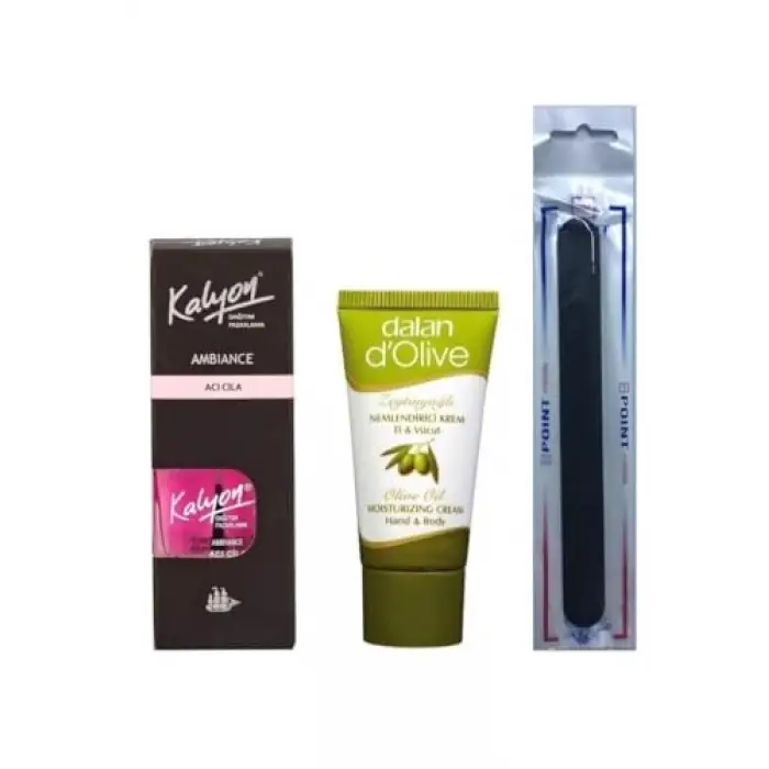 Acı Cila + Dalan Krem 20 Ml + Tırnak Törpüsü
