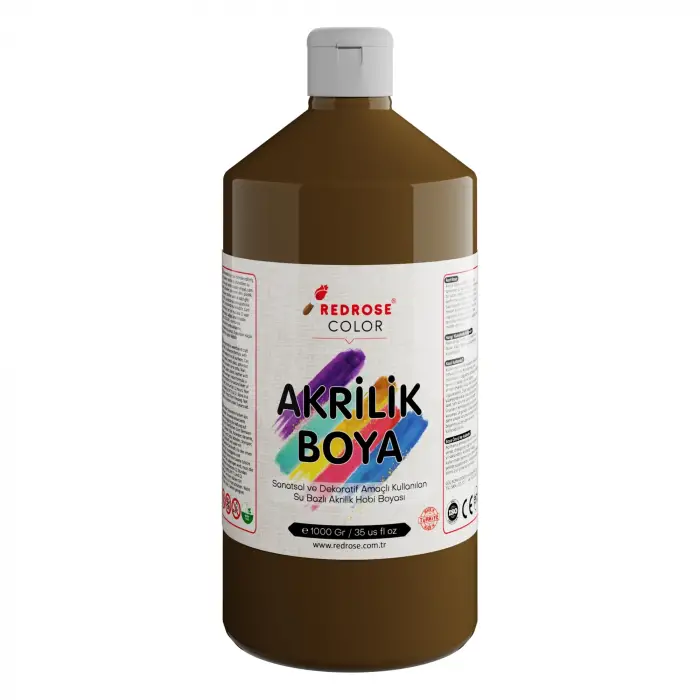 Açık Kahverengi Akrilik Boya 1000 gr