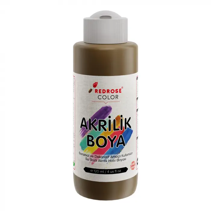 Açık Kahverengi Akrilik Boya 120 ml