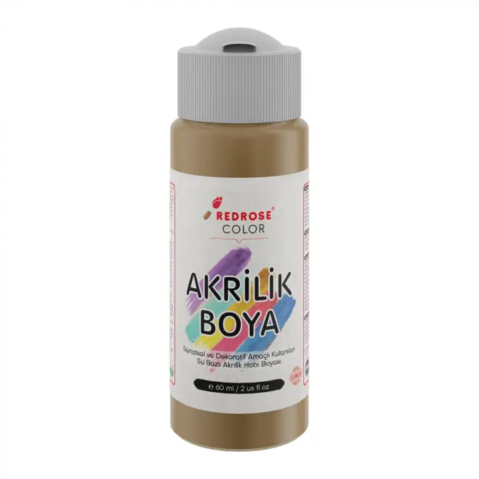 Açık Kahverengi Akrilik Boya 60 ml