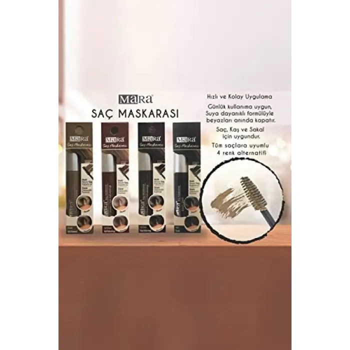 Açık Kumral Saç Maskarası